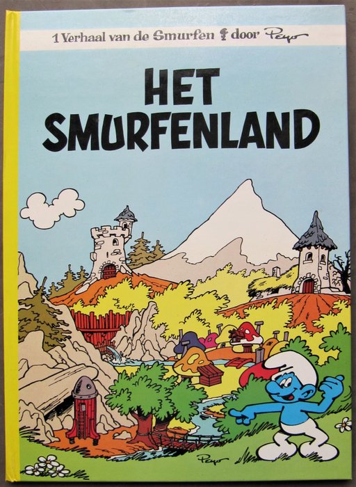 De Smurfen – Het Smurfenland – Genummerd en gesigneerd door Peyo op 100 exemplaren – Hardcover – Eerste druk – (1985)