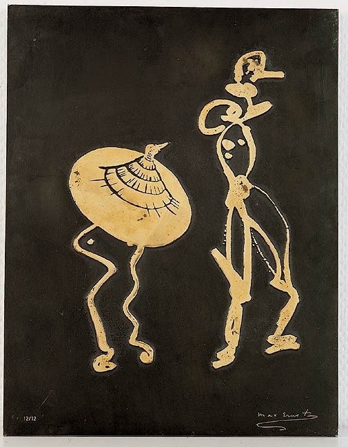 Max Ernst (1891-1976) - Relief en bronze VIII