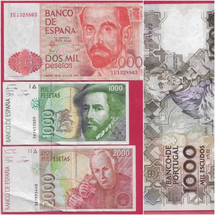 Monde - 12 banknotes - Various dates
