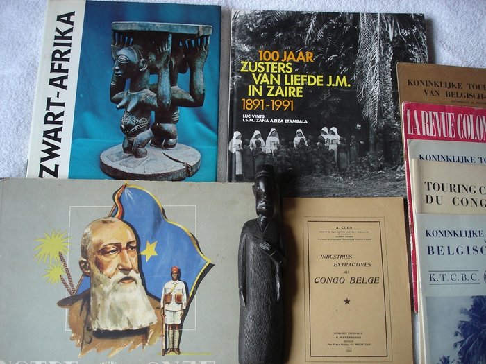 8 boeken m.b.t. Belgisch Congo / Zwart Afrika - 1924/1991