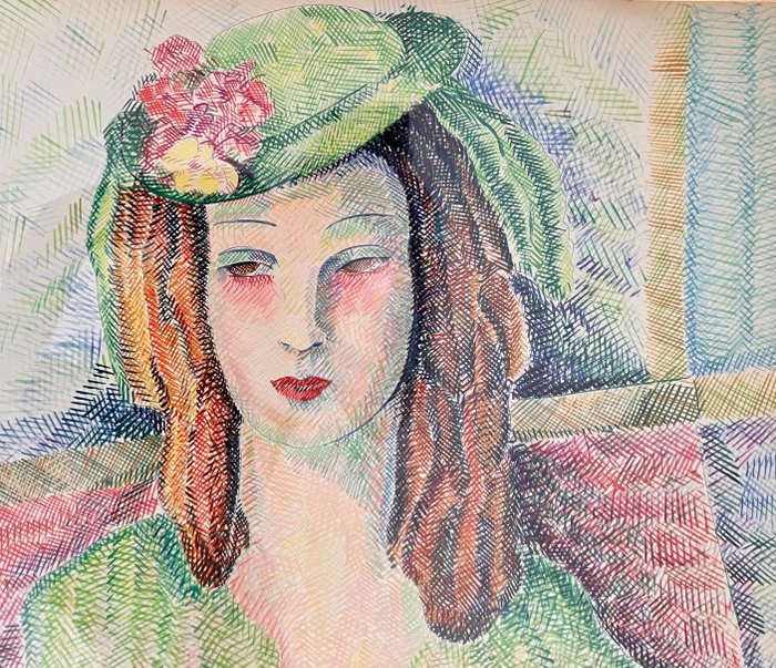 Image 2 of Pierre de Belay (1890-1947) - Shy Lady