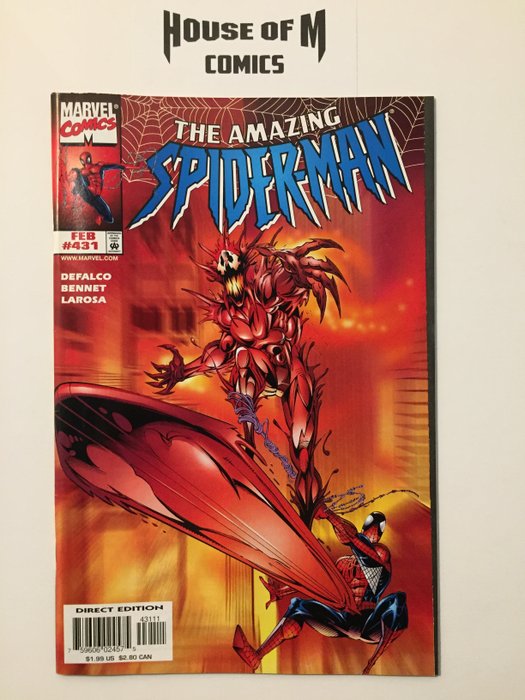 Amazing Spider-Man # 431 Carnage posesses the Silver Surfer - Very High Grade - Geniet - Eerste druk - (1998)
