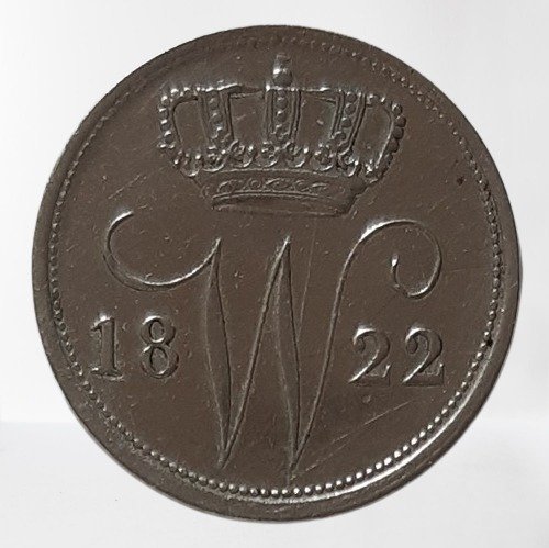 Niederlande. Willem I (1813-1840). 25 Cent 1822