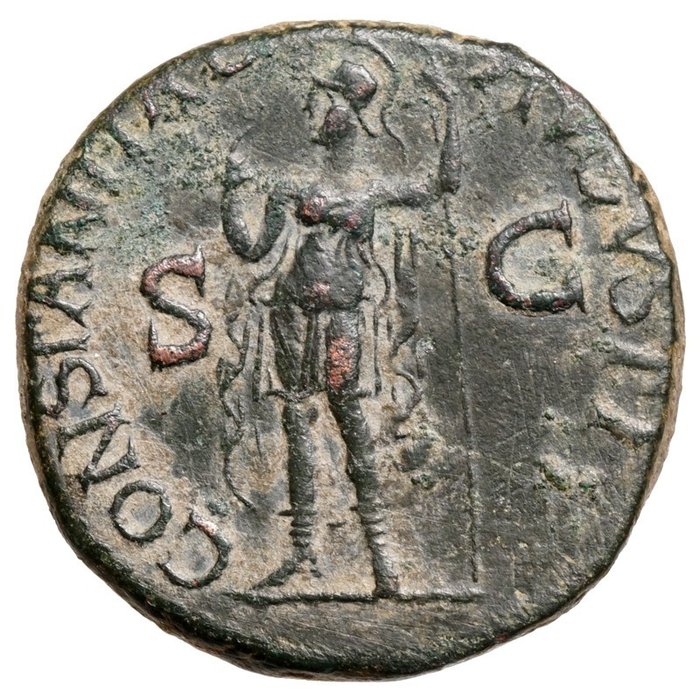 Roman Empire. Claudius (AD 41-54). Æ Rom, CONSTANTIA mit - Catawiki