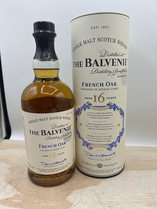 Balvenie 16 years old - French Oak - Pineau Cask Finish - Original bottling  - 70cl