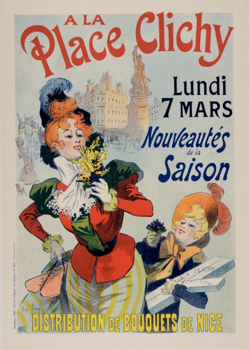 René Péan (1875-1955) - Les Maîtres de l'Affiche : A la Place Clichy