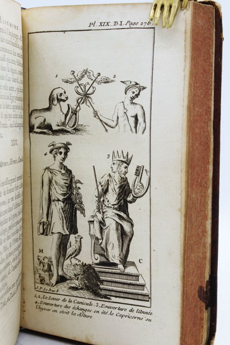L'Abbé Noël Antoine Pluche - Histoire du ciel, ou l'on recherche l'origine de l'idolatrie, et les meprises de la philosophie... - 1740