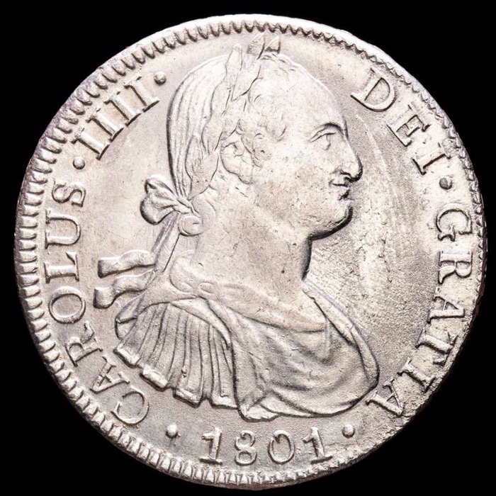 Spanje. Carlos IV (1788-1808). 8 Reales - Mexico, 1801, F·T