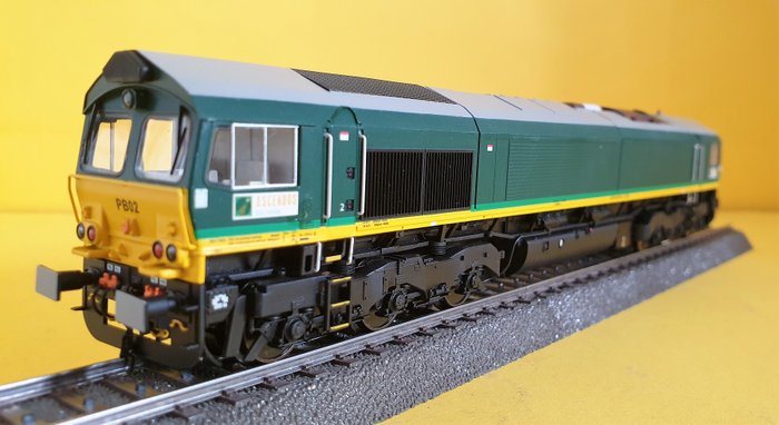 Heljan H0 - 10066302 - Locomotiva diesel - Classe 66, "Ascendos Rail Leasing" - CBRail