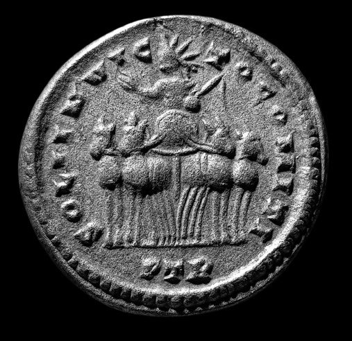 Roman Empire. Maximinus II (AD 311-313). AR Argenteus,  Treveri mint - SOLI INVICTO COMITI - Ex H.D. Rauch