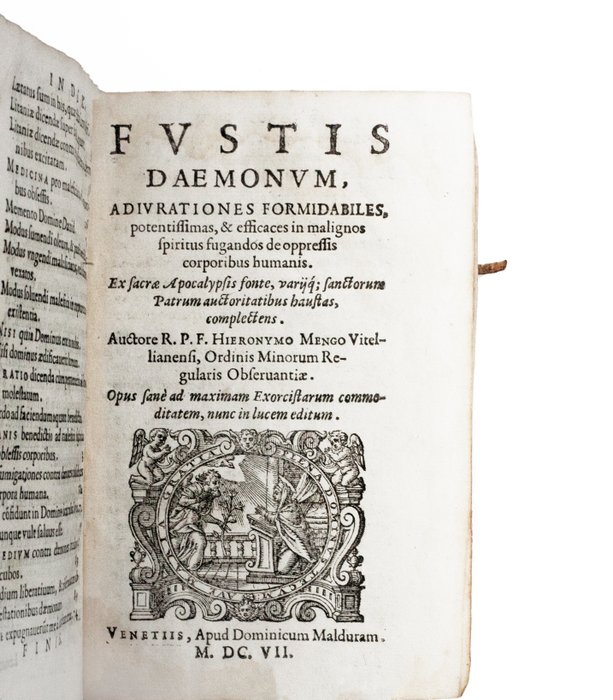 Girolamo Menghi - Flagellum Daemonum, Exorcismos terribiles [Bound W:] Fustis Daemonum - 1607