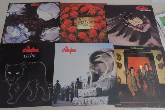 The Stranglers - Nice Lot with 6 (Post )Punk Albums of The Stranglerss - Diverse Titel - LP's - 1977/1984