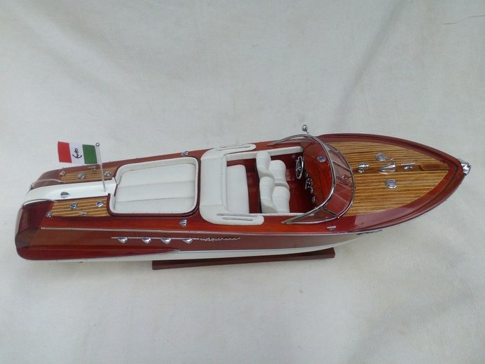 Image 2 of Scale boat model, Large model Riva Aquarama 87cm Italian wood (1) - Wood - Late 20th century