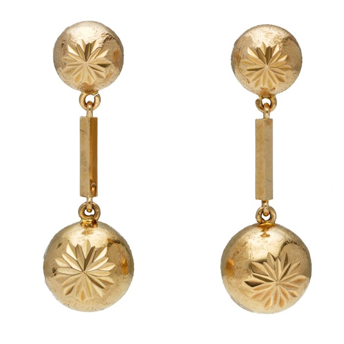 18 kt. Gold - Earrings - Catawiki