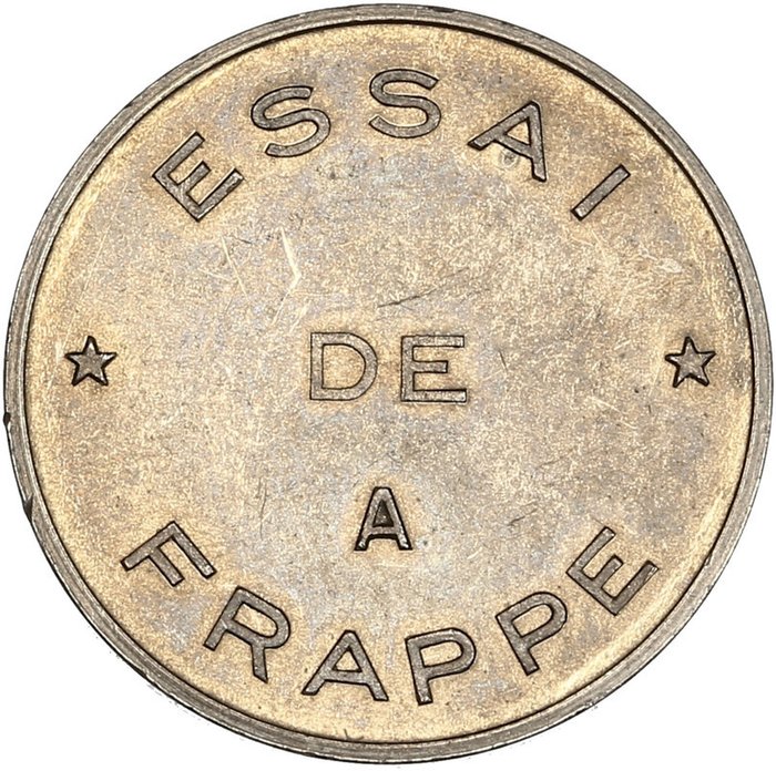 France. Essai de frappe - 10 francs Mathieu en cupro-nickel