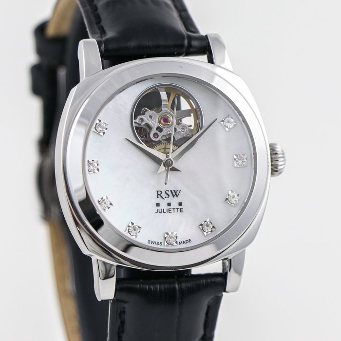 Preview of the first image of RSW - Juliette Diamond automatic - RSWA115-SL-7 "NO RESERVE PRICE" - Women - 2011-present.