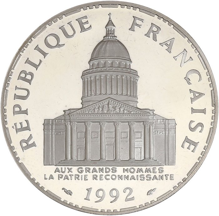 France. Panthéon - 100 francs 1992 - Frappe Belle Epreuve