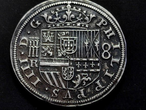 Spanje. Felipe IV (1621-1665). 8 Reales Segovia 1636