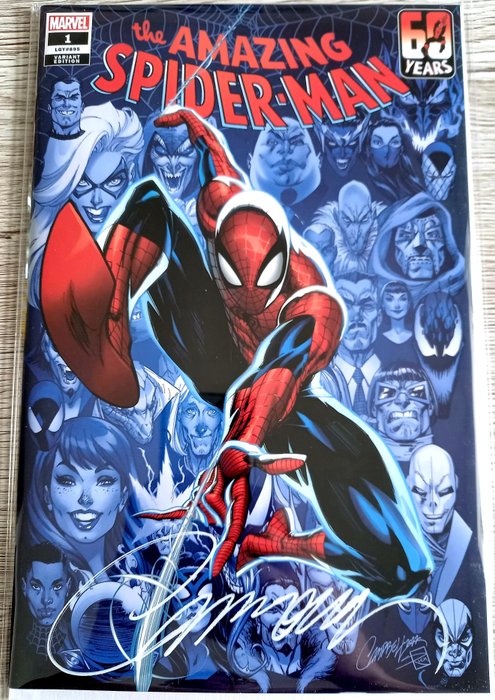 Amazing Spider-Man #1 - NEW 04/2022 JSC Artist EXCLUSIVE !! SOLD OUT ! - Signed by J.Scott Campbell !! Limited 3000 Copies !! - First edition (2022)