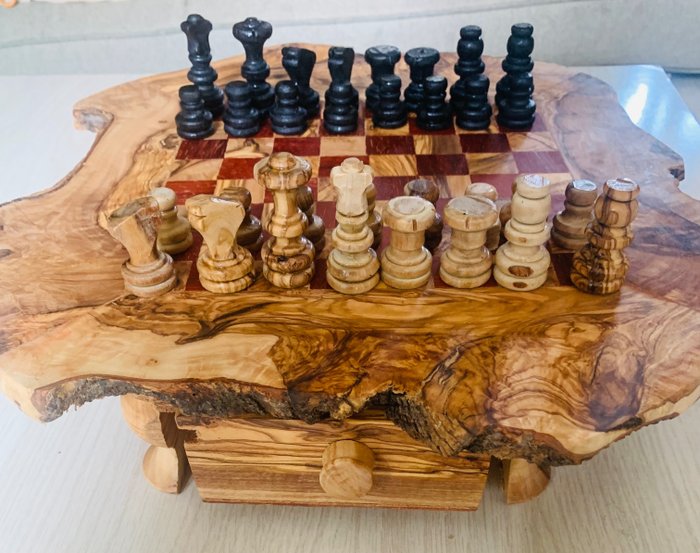 Spieltisch (1) - Holz, Olive