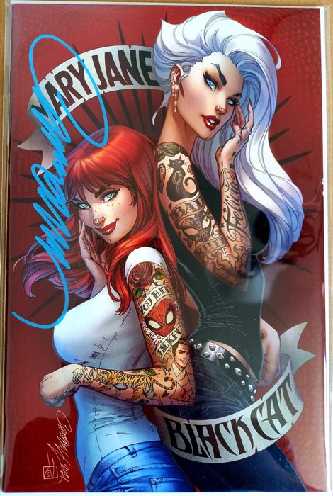 Mary Jane and Black Cat: Beyond #1 NEW Hot Campbell 01/2022 ! "JSC Artist EXCLUSIVE " - Signed by J.Scott Campbell !! Limited to 1800 Copies ! - First edition (2022)