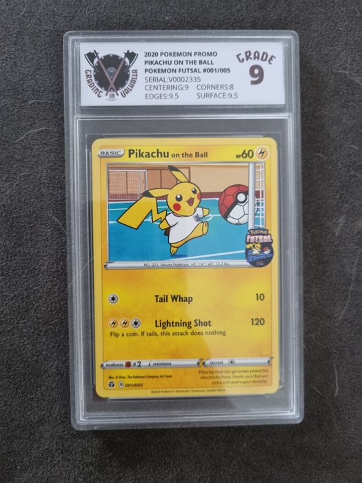 The Pokémon Company - Graded Card Pikachu On The Ball grade 9 futsall promo