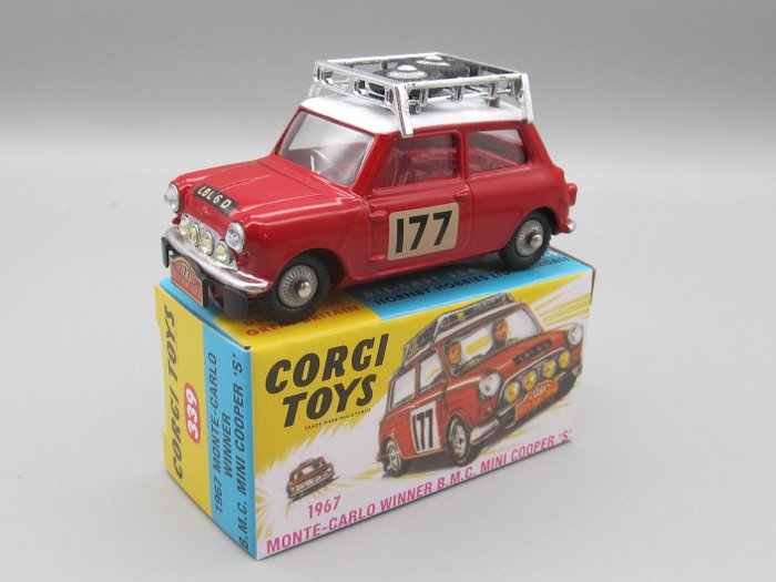 Corgi - 1:43 - ref. 339 Mini Cooper S Monte Carlo Winner Sports Car - Heruitgave