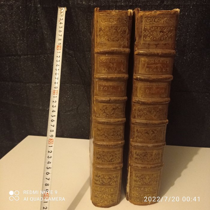 Josias Berault; Jacques Godefroy; d'Aviron, M.Jacques Le Batelier - Commentaires sur la coutume de Normandie... - 1776