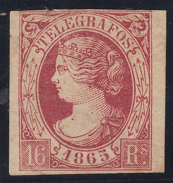 Spanien 1865 - Isabella II - Edifil. Telegrafos 7