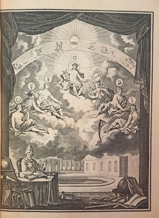 Joh. Christoph. Ludeman - Triumph-zaal van astrologische voorzeggingen of De nieuwe spiegel der waereld - 1787/1788
