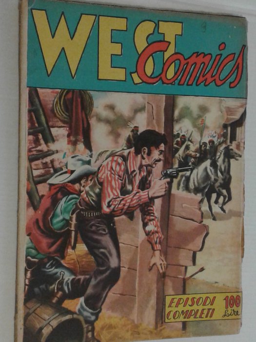 West Comics nunero unico - originale d'epoca con Capitan Miki -Kinowa-Nicked Bocher - Agrafé - (1954)
