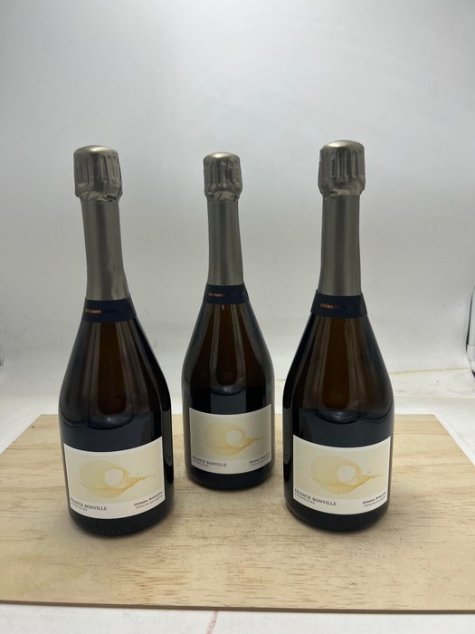 Franck Bonville, Blanc de Blancs "Unisson" Echos de nos Origines - Champagne Grand Cru - 3 Flasker (0,75 L)