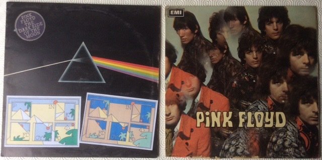 Pink Floyd - The Dark Side Of The Moon [5th U.K. Repress] - The Piper At The Gates Of Dawn [3rd U.K. Repress] - Diverse titels - LP's - Herpersing - 1969/1973
