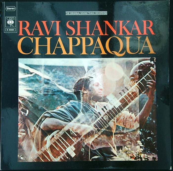 Ravi Shankar (Indian Classical, Soundtrack, Free Improvisation) - Chappaqua - Autographed by Ravi Shankar and Ali Akbar Khan - Diverse Titel - LP Album - Erstpressung - 1968/1968
