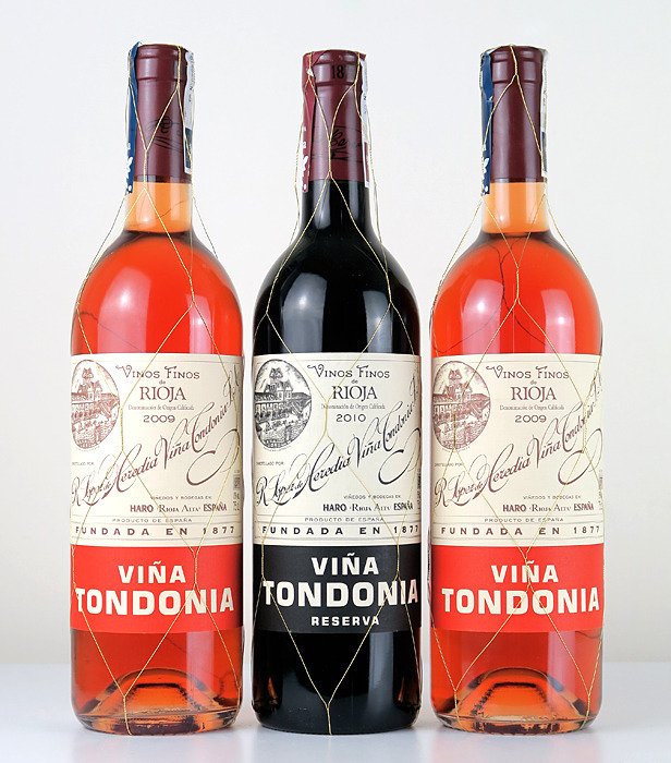 2009 x 2 Viña Tondonia rosado gran reserva & 2010 Viña Tondonia tinto reserva - Rioja - 3 Bottles (0.75L)