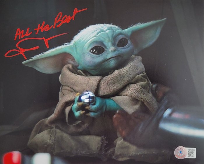 Star Wars: The Mandalorian - Grogu the Child /Baby Yoda (John Rosengrant) - Autograph, for sale  