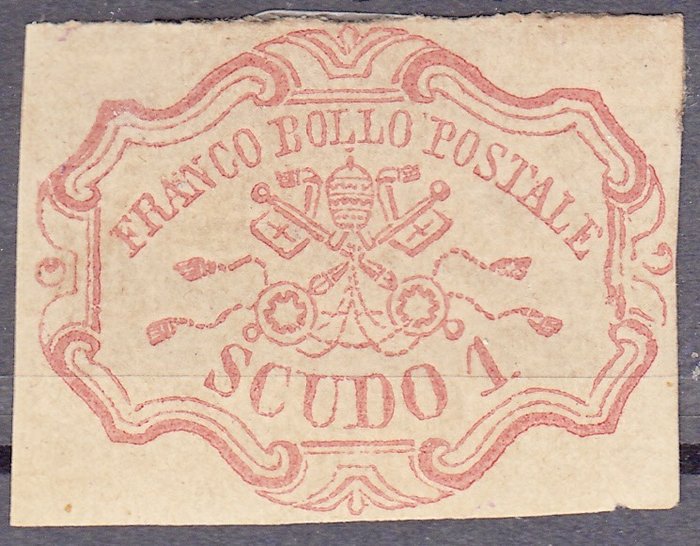 Italiaanse oude staten - Pauselijke Staat 1852/1852 - €6500 - Sassone NR:11