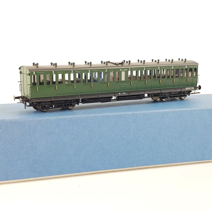 Philotrain H0 - 15B/C - Passenger carriage - Brass compartment car C10c 'C 6122' - NS