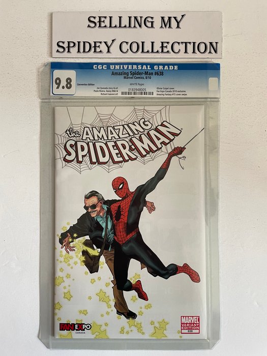 Amazing Spider-Man #638 - Peter Misses His Wedding With Mary Jane - Amazing Fantasy #50 cvr Swipe  - Convention Edition - Fan Expo Canada Variant - Previously CGC Graded 9.8 - Extremely High Grade! - White Pages! - Brossura - Prima edizione - (2010)