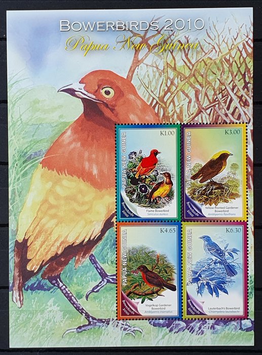 Thema Vögel - Collection of stamps, series and blocks