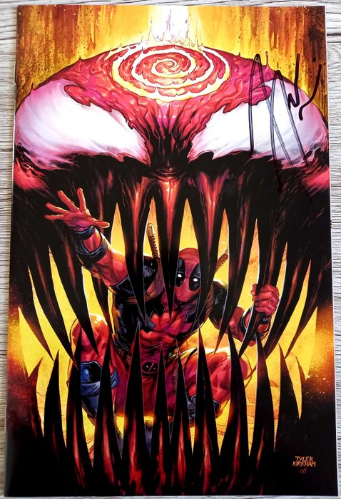 Absolute Carnage vs Deadpool #2  "Unknown Comics and Comics Elite Exclusive Edition" - Signed By legendary creator Frank Tieri !!! With COA !! (2019)