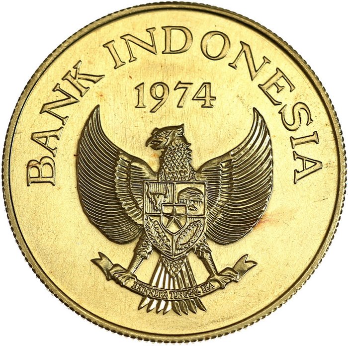 Indonesië. 100000 Rupiah 1974 Komodo Dragon