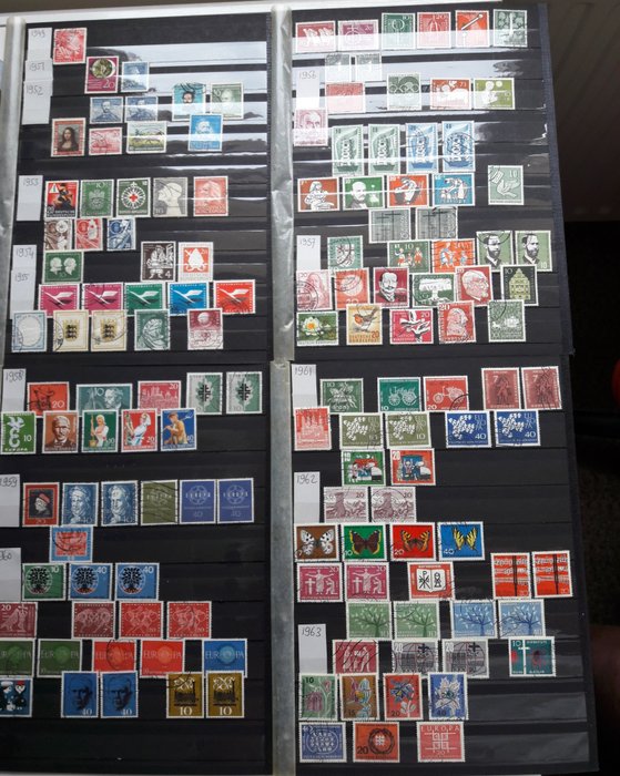 Allemagne, République Fédérale 1949/1999 - Lovely collection of cancelled stamps - Michel 2014/2015