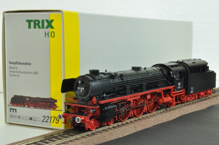 Trix H0 - 22179 - Dampflokomotive mit Tender - BR 03 - Profi-Club-Modell - No Reserve - DB