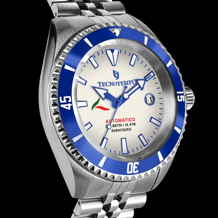 Image 2 of Tecnotempo - "NO RESERVE PRICE" - Diver's 350 Meters WR - TT.350A.GB (Light Grey) - Men - 2022