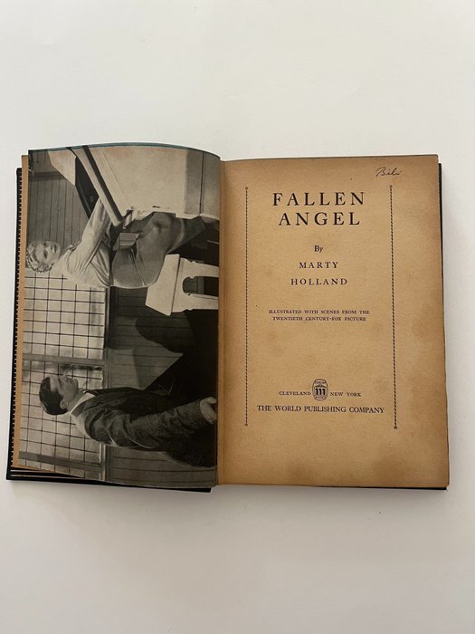 Marty Holland / Otto Preminger - Fallen Angel (A Forum Book, Motion Picture Edition) - 1945