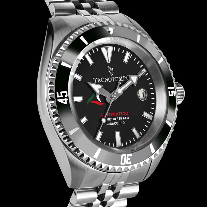 Image 2 of Tecnotempo - "NO RESERVE PRICE" - Diver's 350M WR - TT.350A.NN (Black) - Men - 2022
