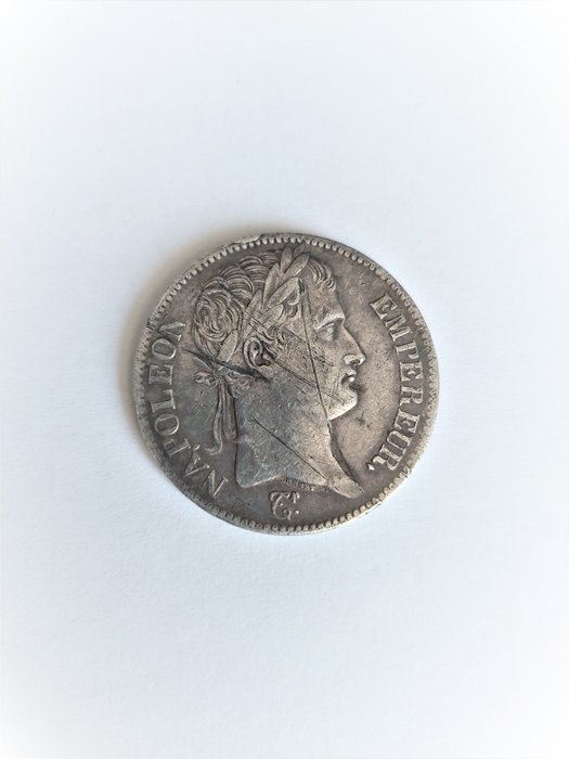 France. Napoléon I (1804-1814). 5 Francs 1811-M, Toulouse