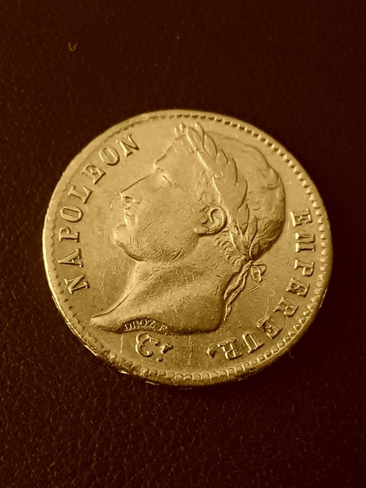 Frankreich. Napoléon I. (1804-1814). 20 Francs Tête laurée. 1808-M, Toulouse