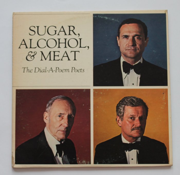 William Burroughs, Patti Smith, John Cage, Allen Ginsberg`e.a. - Diverse artiesten - The Dial-A-Poem Poets: Sugar, Alcohol & Meat - 2xLP Album (dubbel album) - 1ste persing, Stereo - 1980